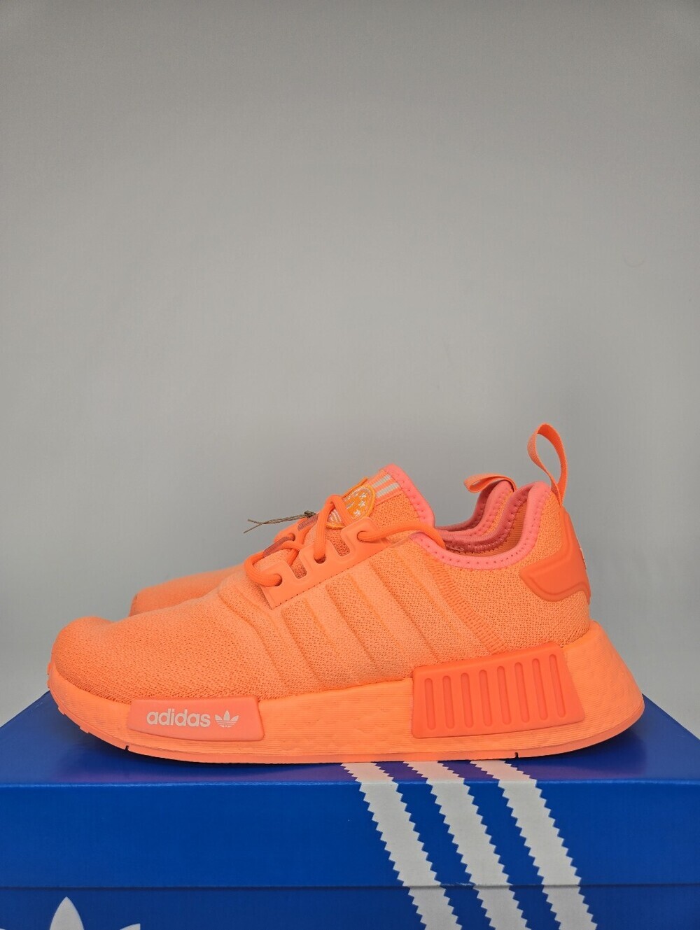 Adidas Women's NMD_R1 IF7816 Beam Orange Cream White Shoes Size 7